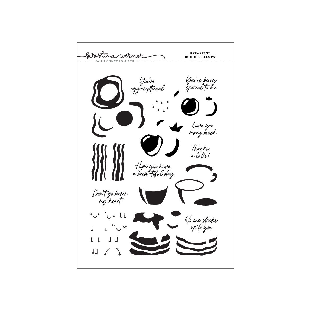 Breakfast Buddies Stamp Set