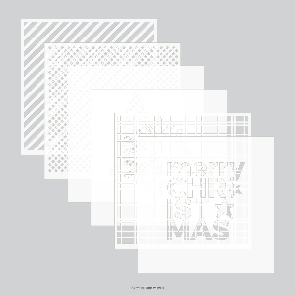 Simple Christmas Stencil Pack