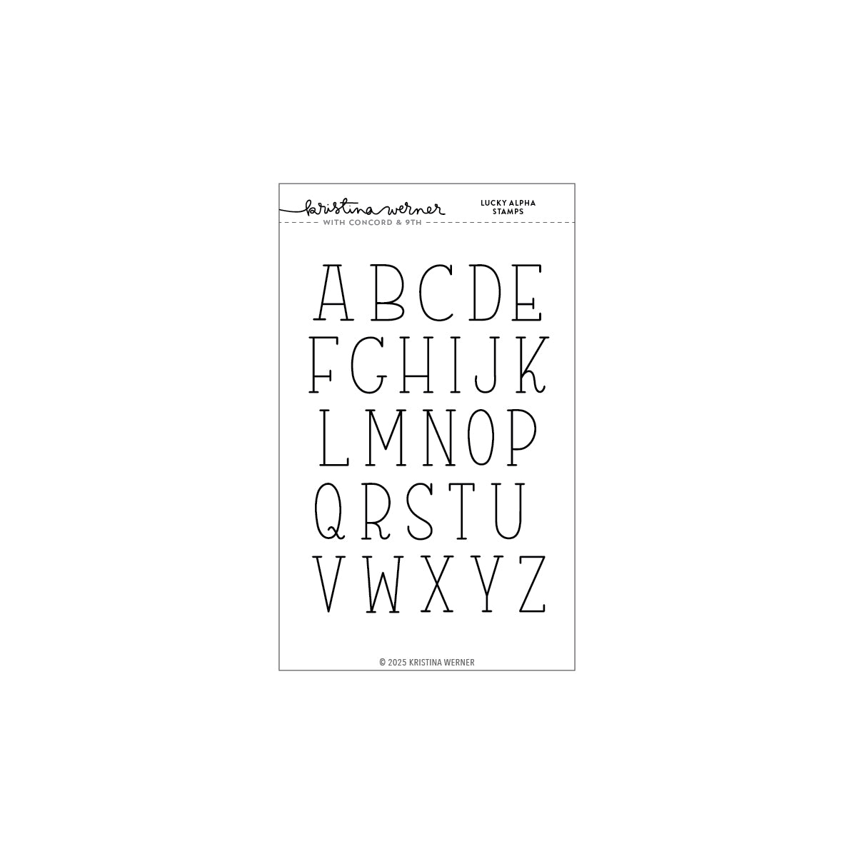 Lucky Alpha Stamp Set