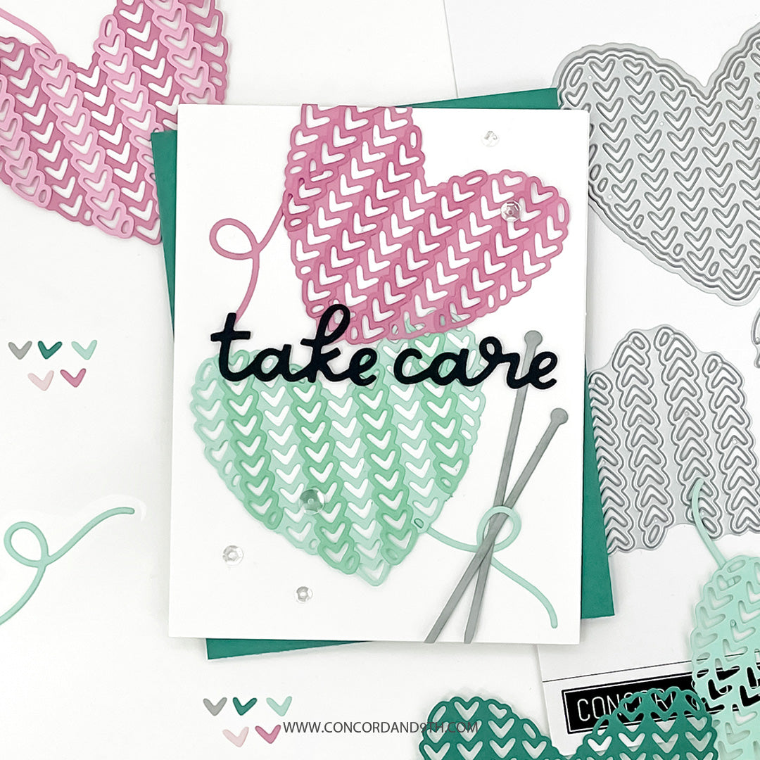 Knit With Care Dies