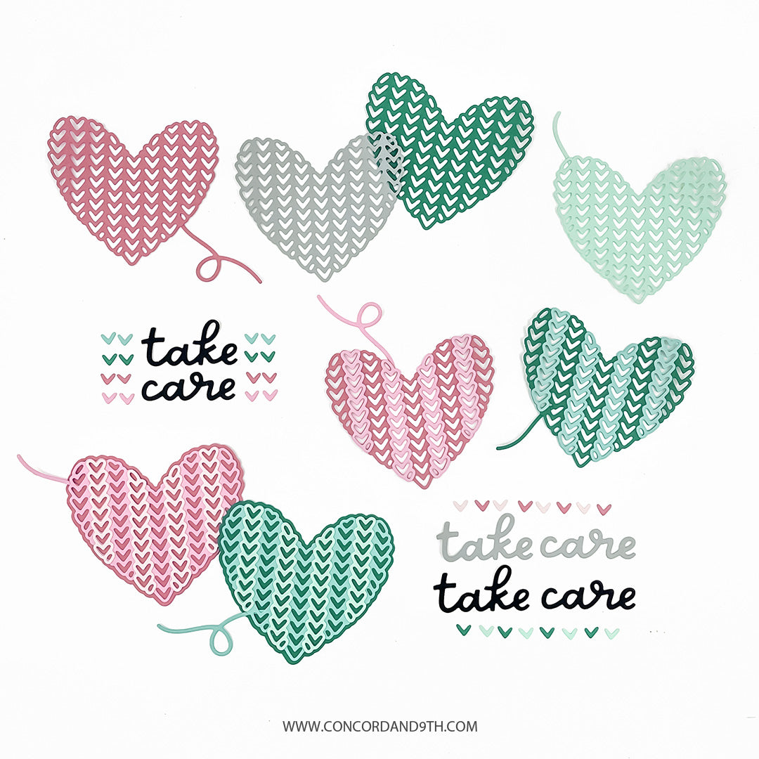 Troqueles para tejer con cuidado