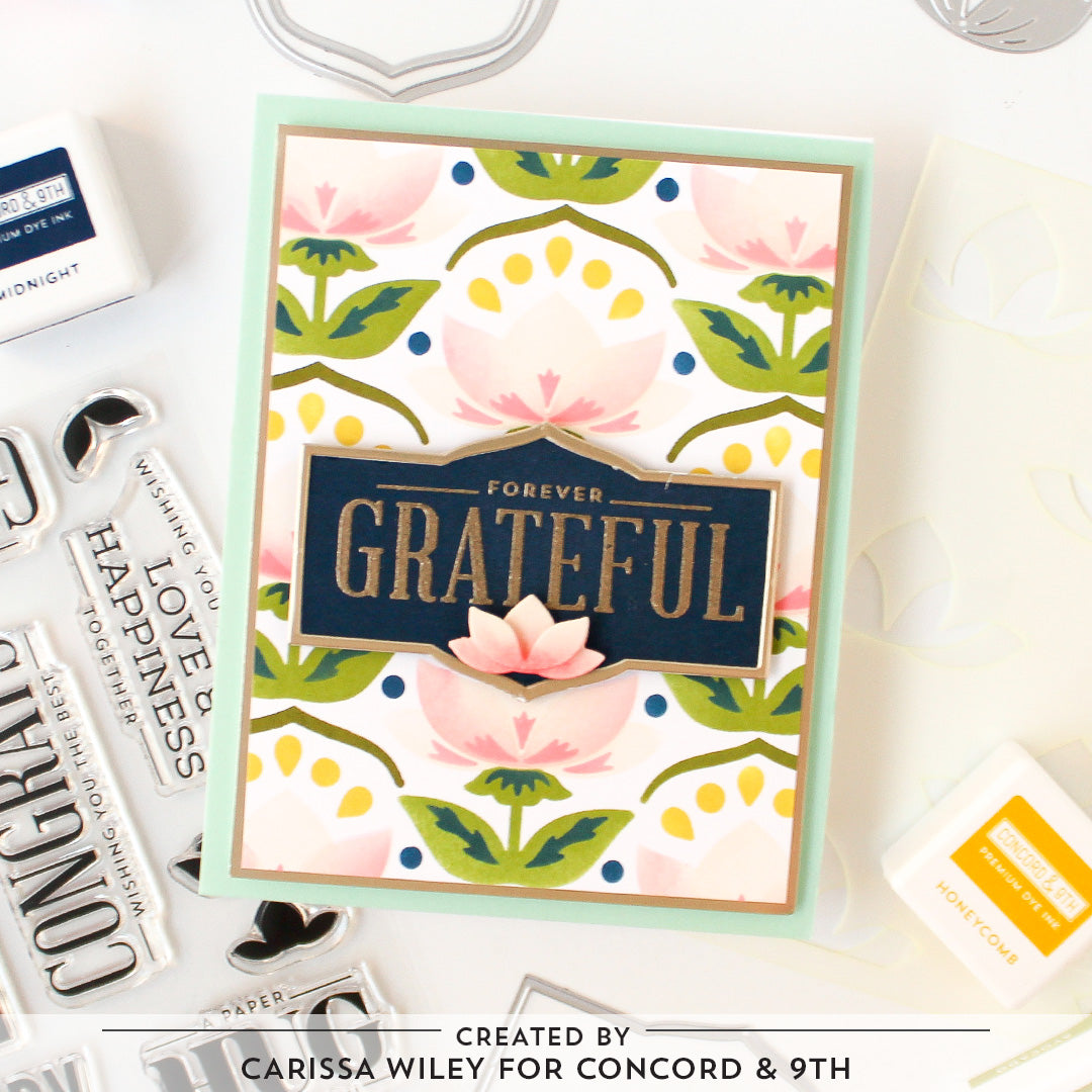 Layered Lotus Stamp Set
