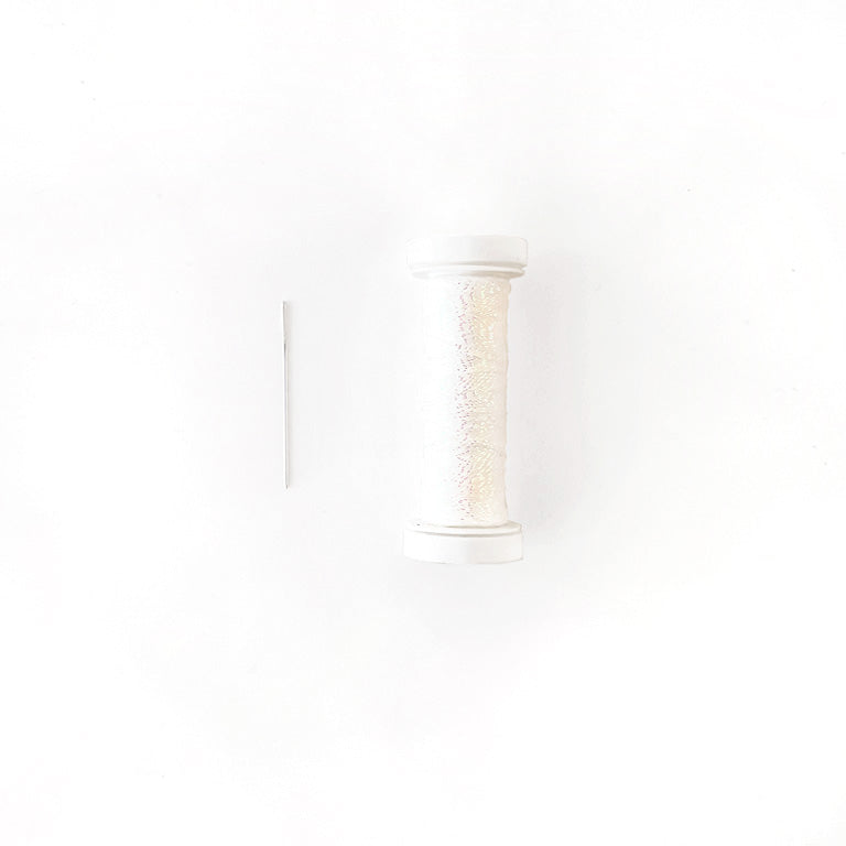 White Iridescent Thread