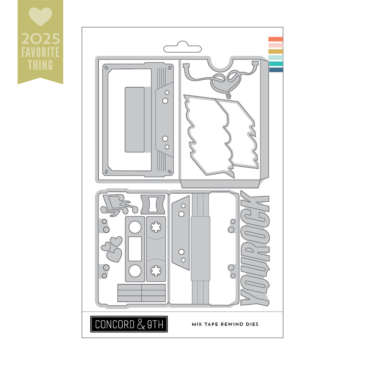 Mix Tape Rewind Dies