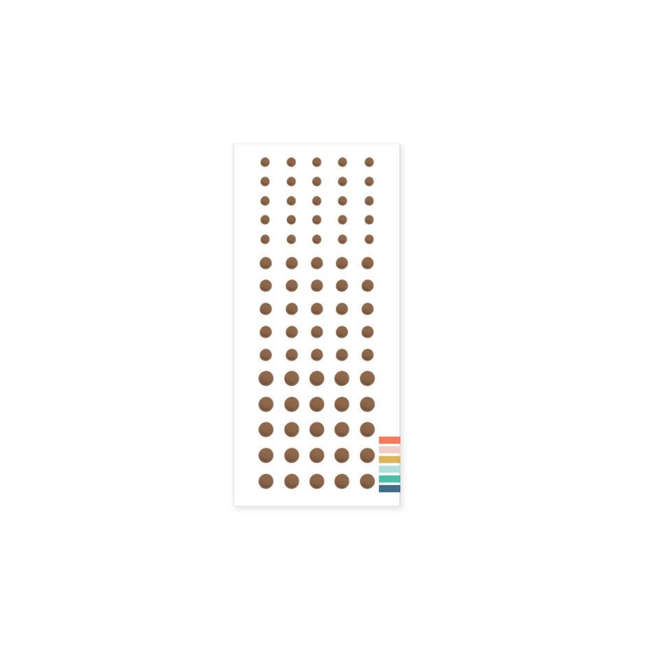 Enamel Dots: Nutmeg