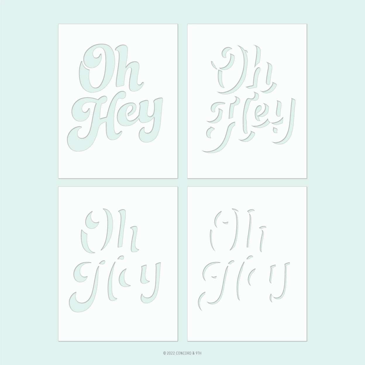 Paquete de plantillas Oh Hey