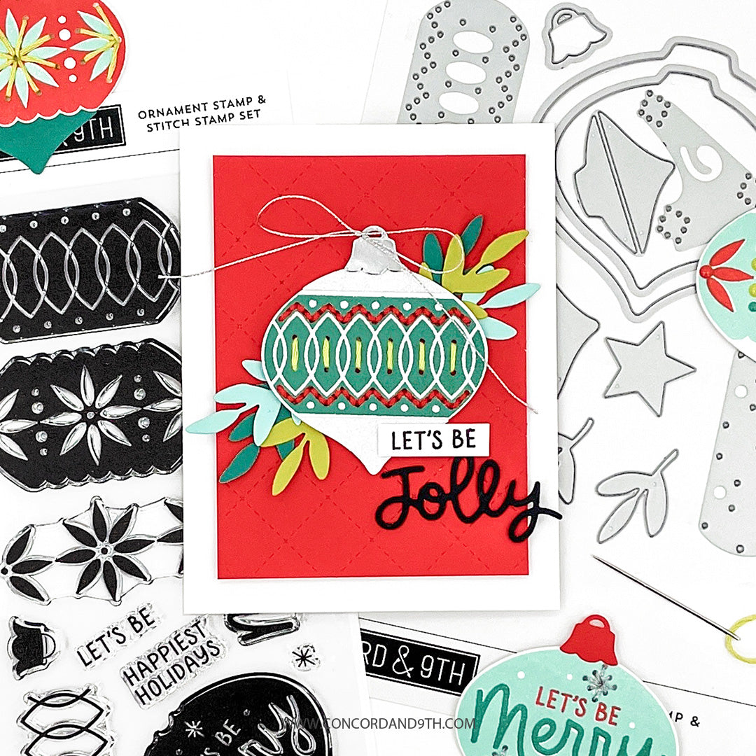 Juego de sellos para adornos y puntadas