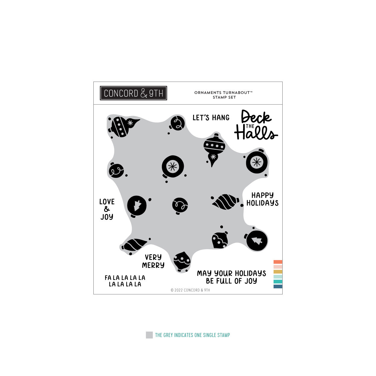 Juego de sellos Ornaments Turnabout™