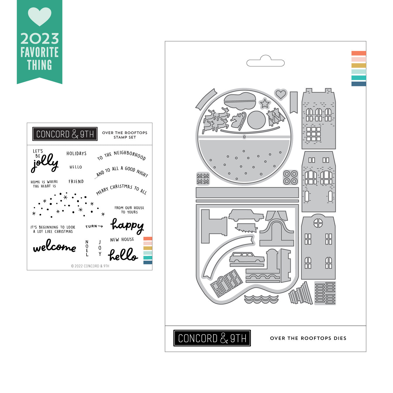 Paquete por encima de los tejados