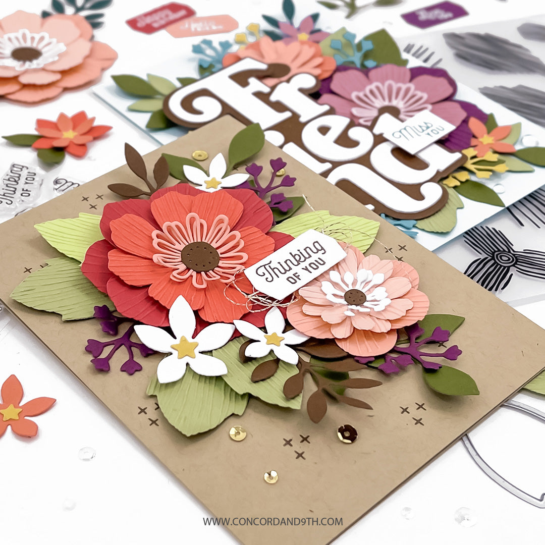 Paper Posy Stamp Set