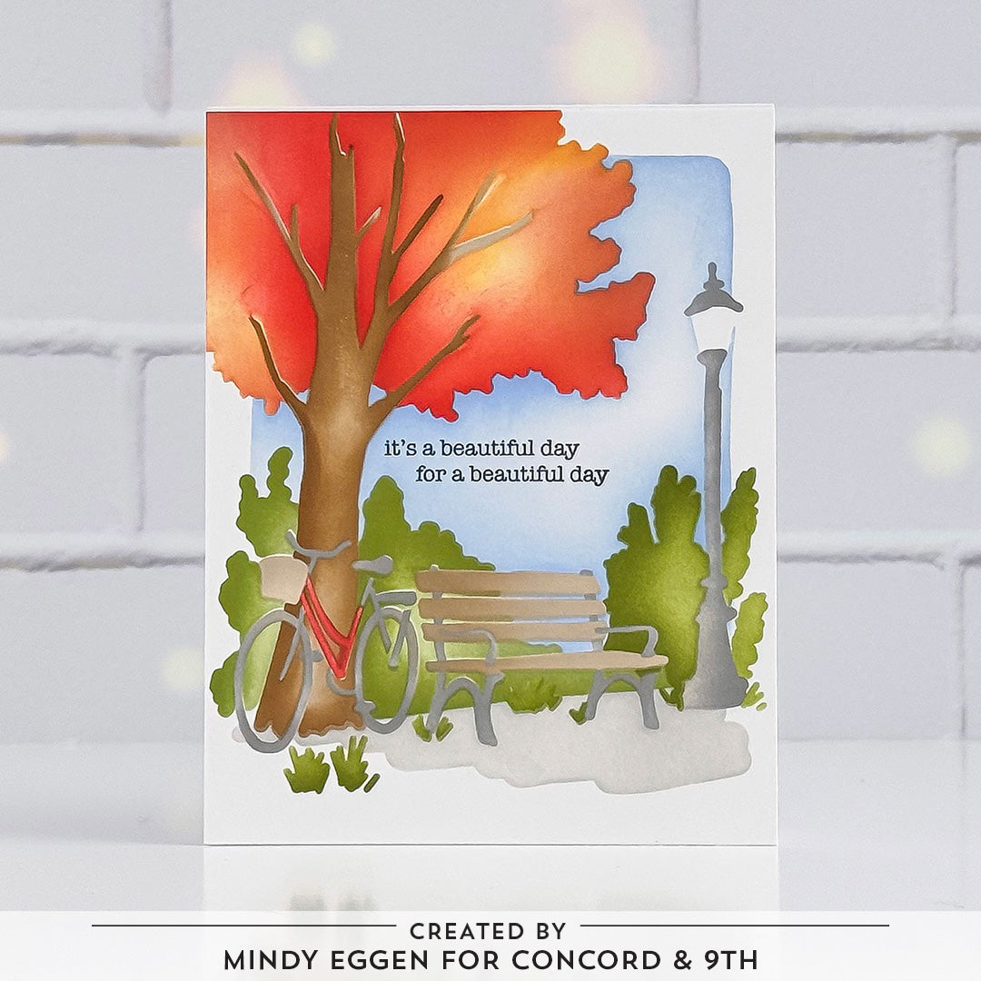 Park Bench Stamp Set