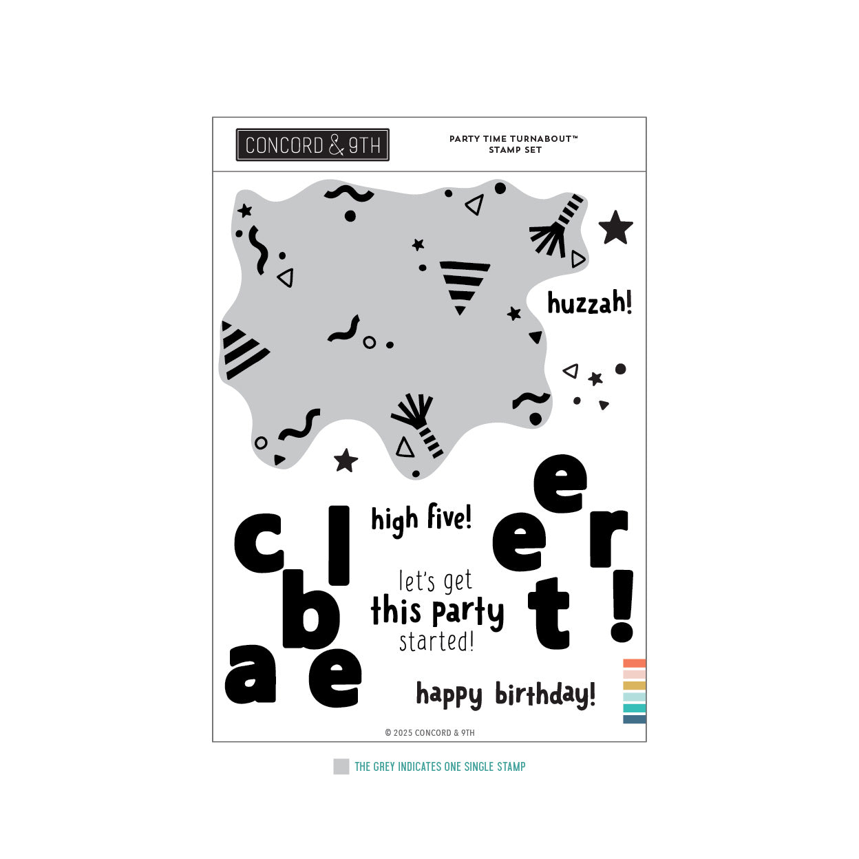 Party Time Turnabout™ Stamp Set