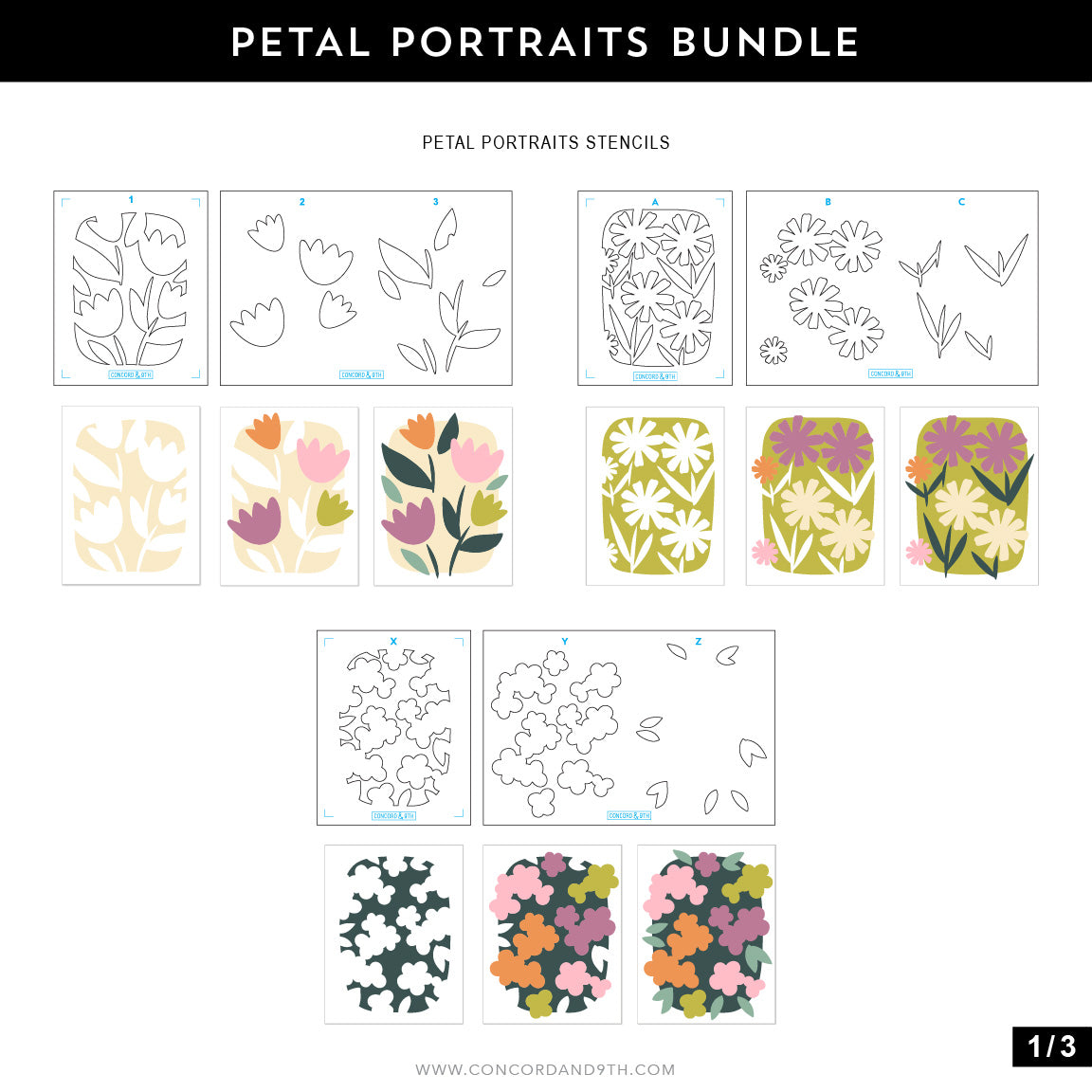 Petal Portraits Stamp Set