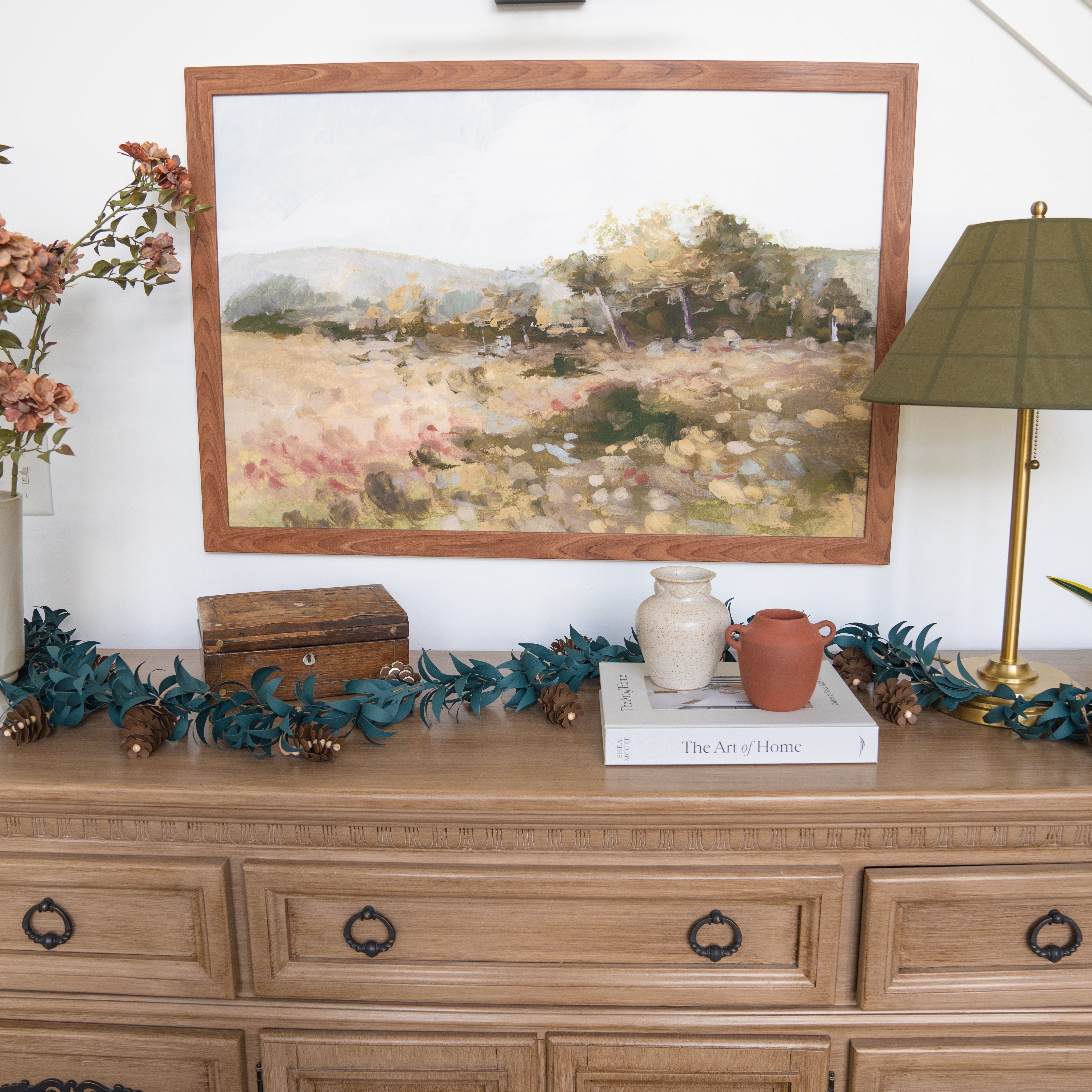 Pinecone & Sprig Garland