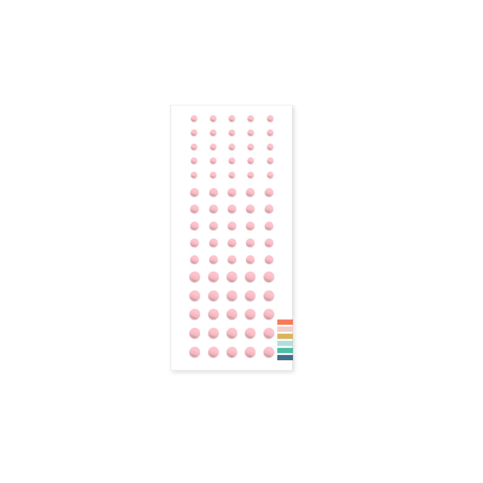 Enamel Dots: Pink Lemonade