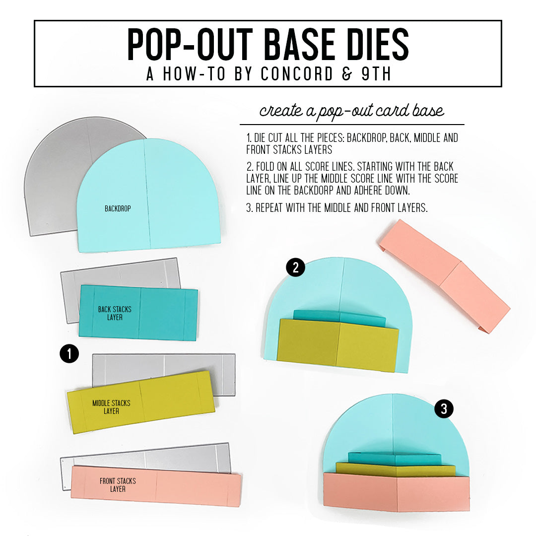Pop-out Stacks Base Dies
