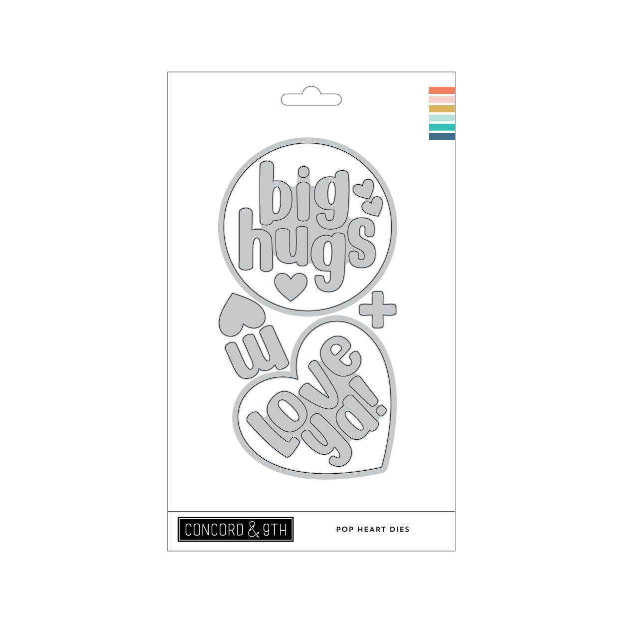 Troqueles de corazón pop