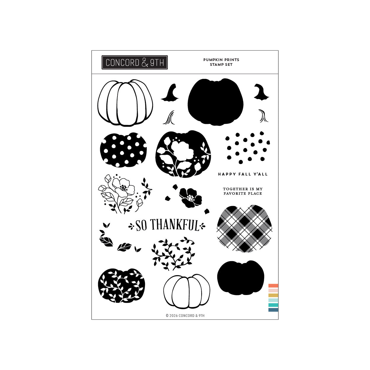 Pumpkin Prints Stamp Set