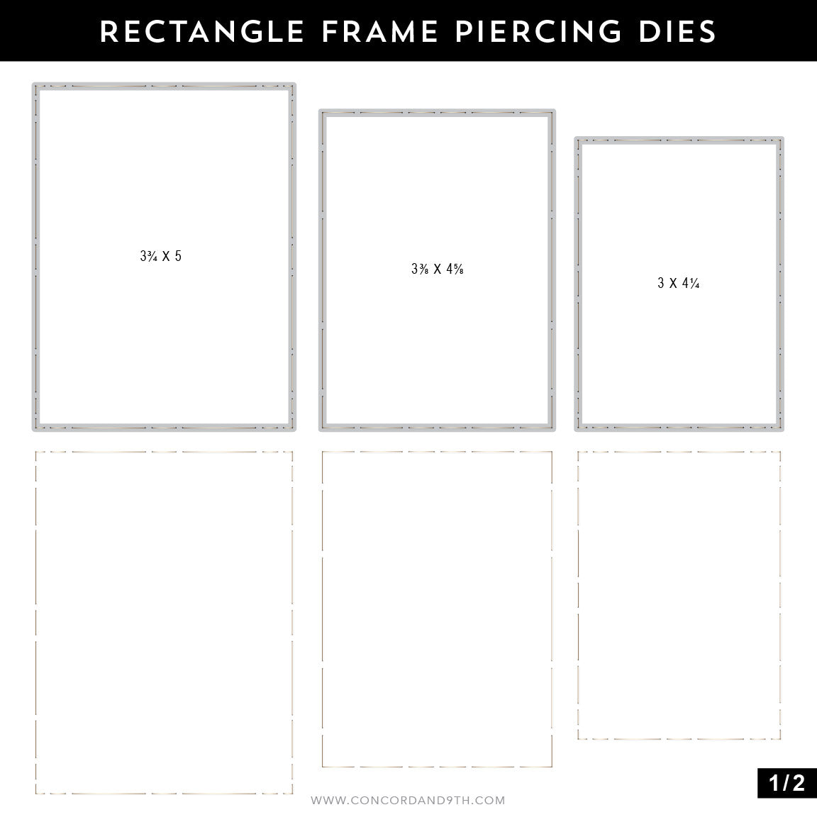 Rectangle Frame Piercing Dies