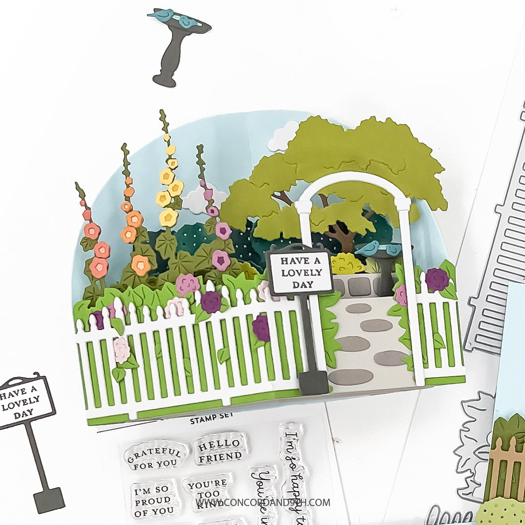 Secret Garden Stacks Stamp Set