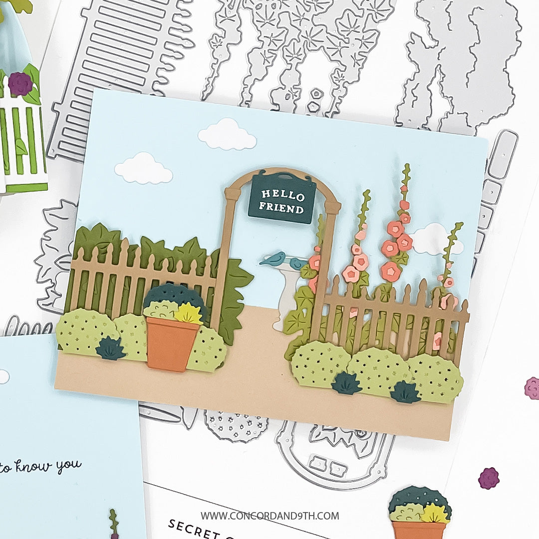 Secret Garden Stacks Stamp Set