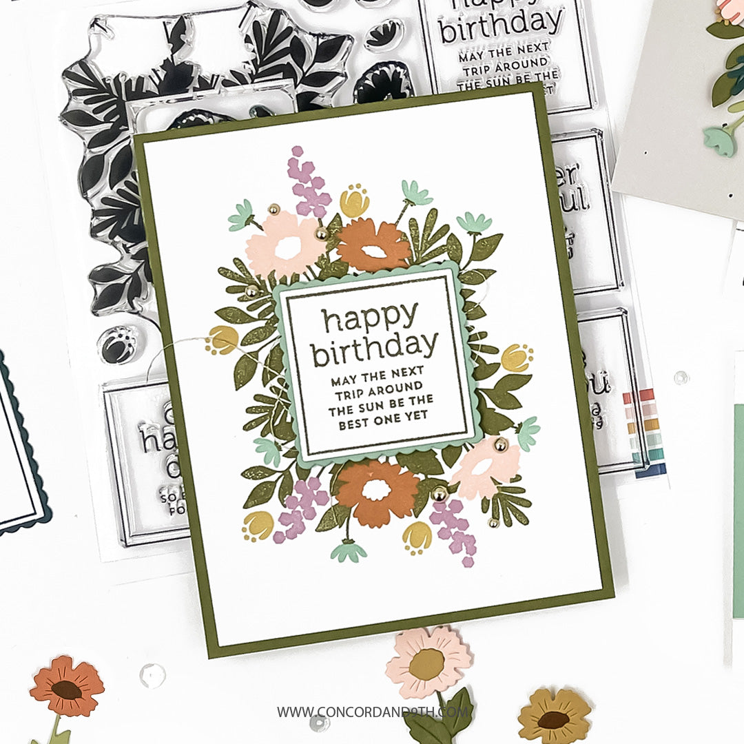 Sentimental Florals Dies