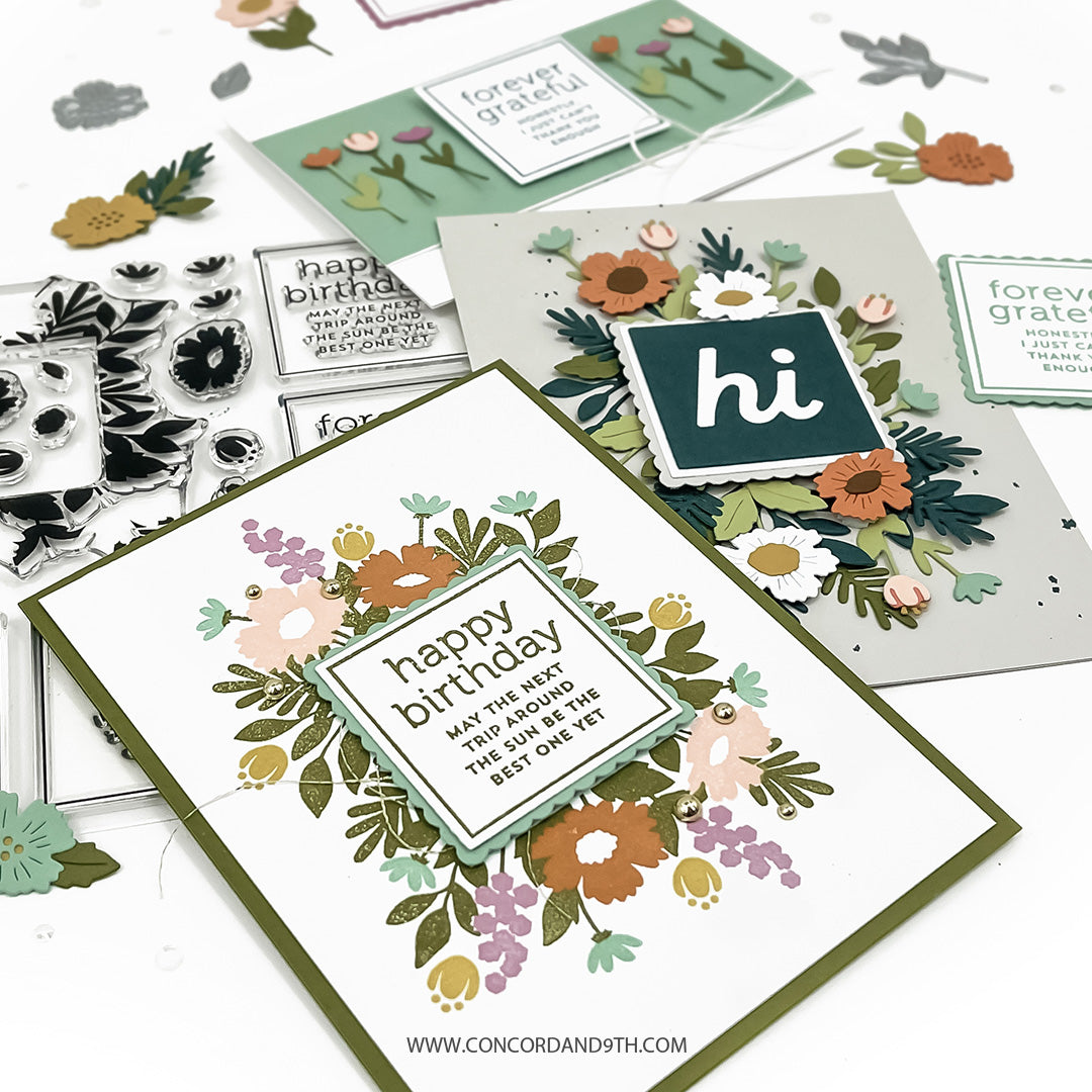 Sentimental Florals Stamp Set