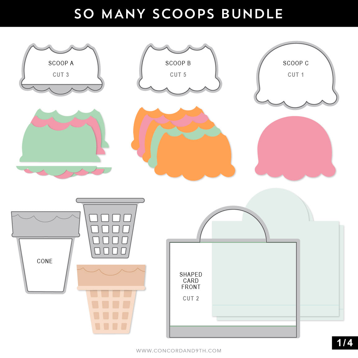 So Many Scoops Stamp Set