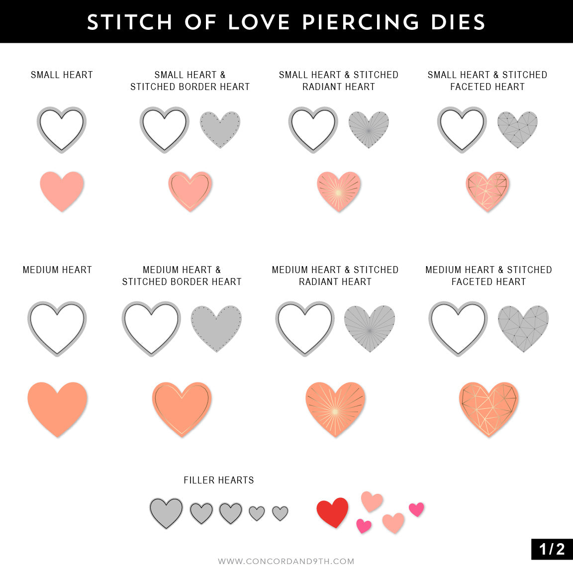 Stitch of Love Piercing Dies