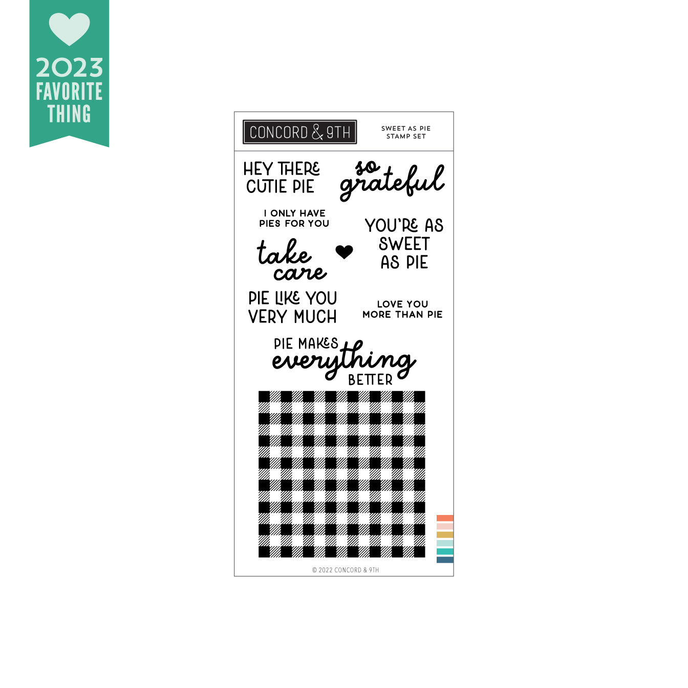 Juego de sellos Sweet As Pie