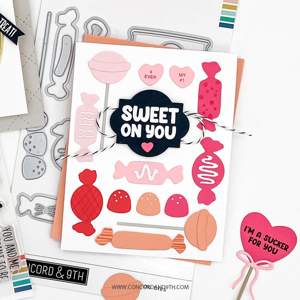 KIDDO KORNER, Sweet Treat Stamp Art Set, Stamp Set of 9