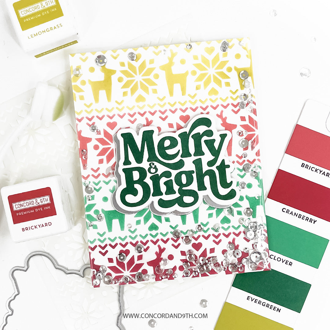 Traditional Christmas Assorted Color Cardstock Pack