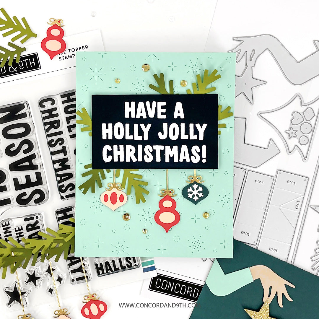 Paquete de adornos para la copa del árbol