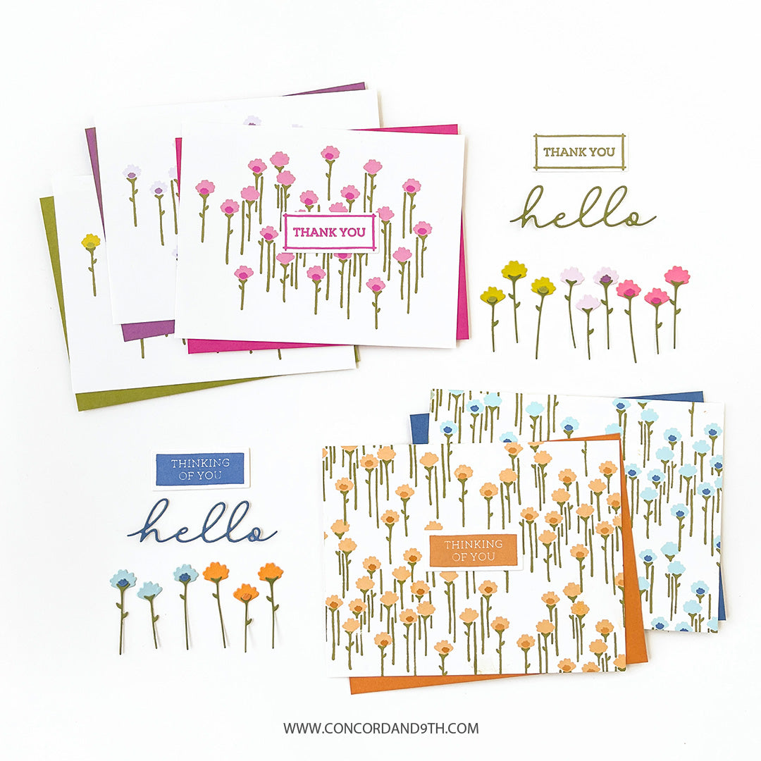 Triple-Step Posy Print Bundle