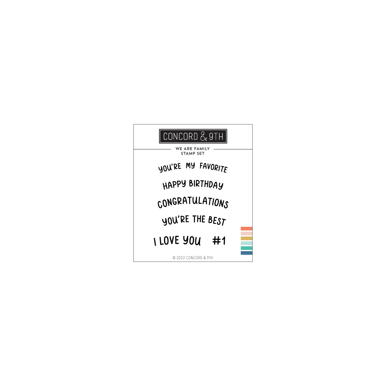 We Are Family Stamp Set