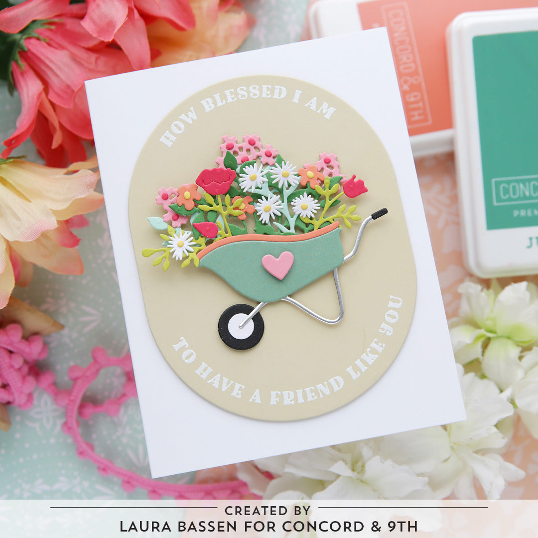 Wheelbarrow Wishes Stamp Set