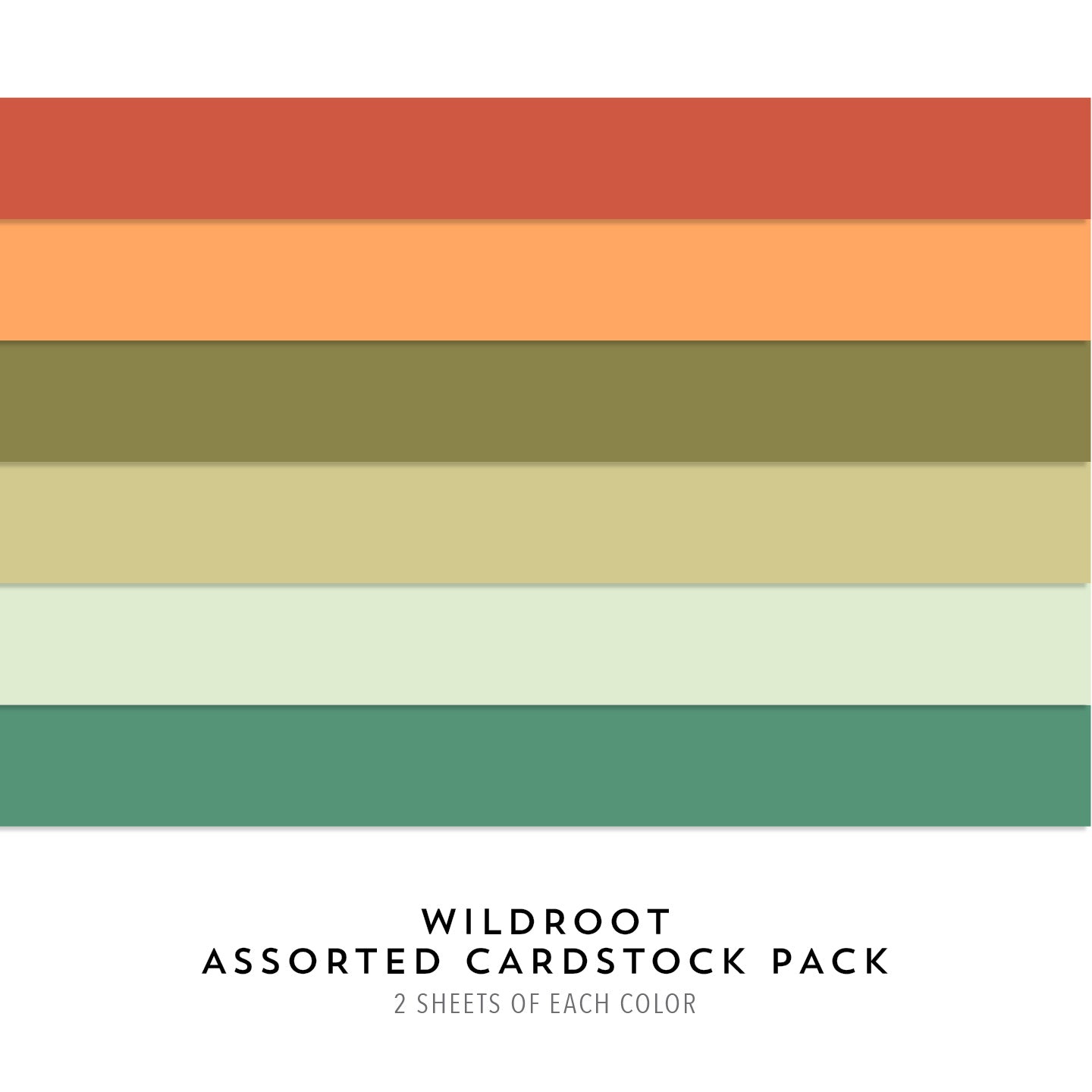 Wildroot Assorted Color Cardstock Pack