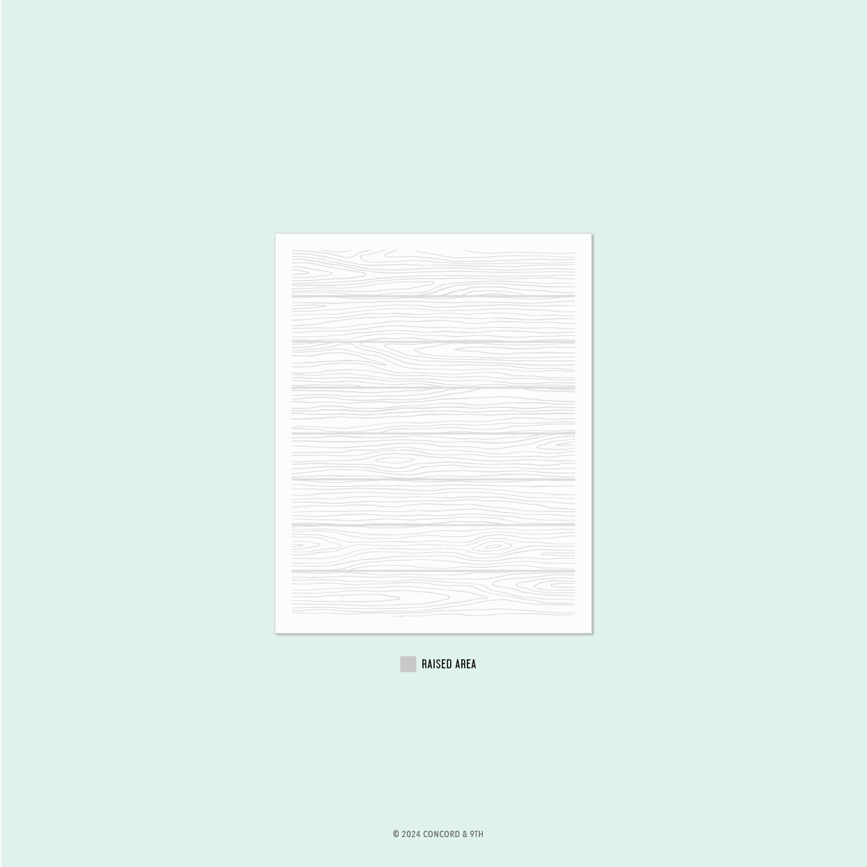 Wood Slat Embossing Folder