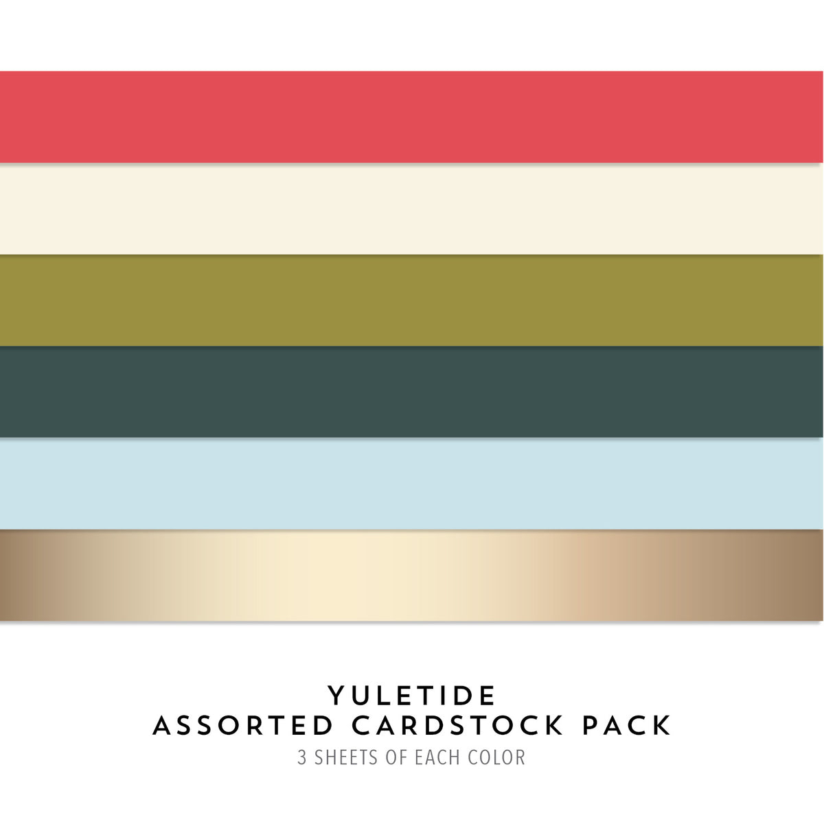 Yuletide Assorted Cardstock Pack