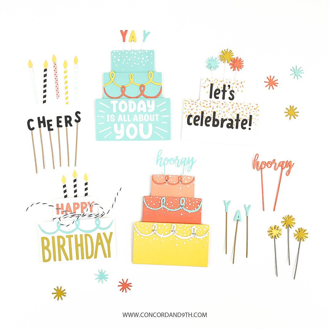 Juego de sellos Todo sobre pasteles