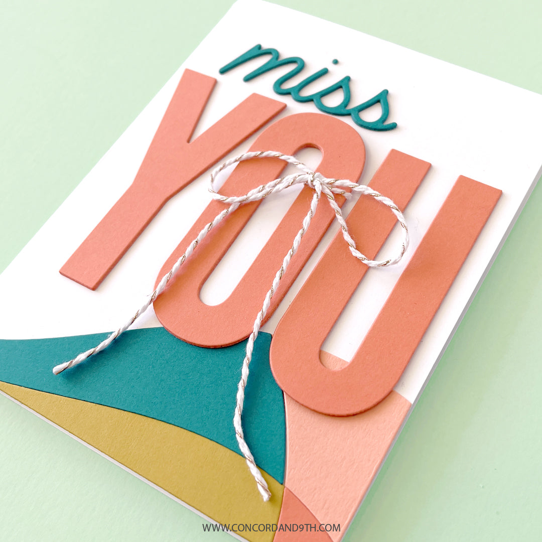 Modern Mosaic Card Front Die