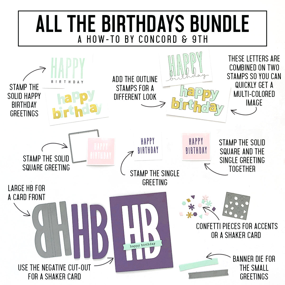 All the Birthdays Stamp Set