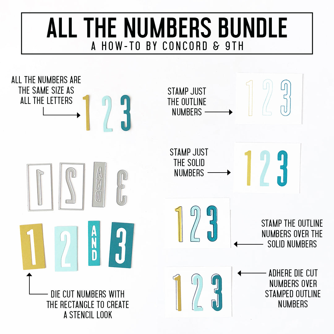 All the Numbers Stamp Set