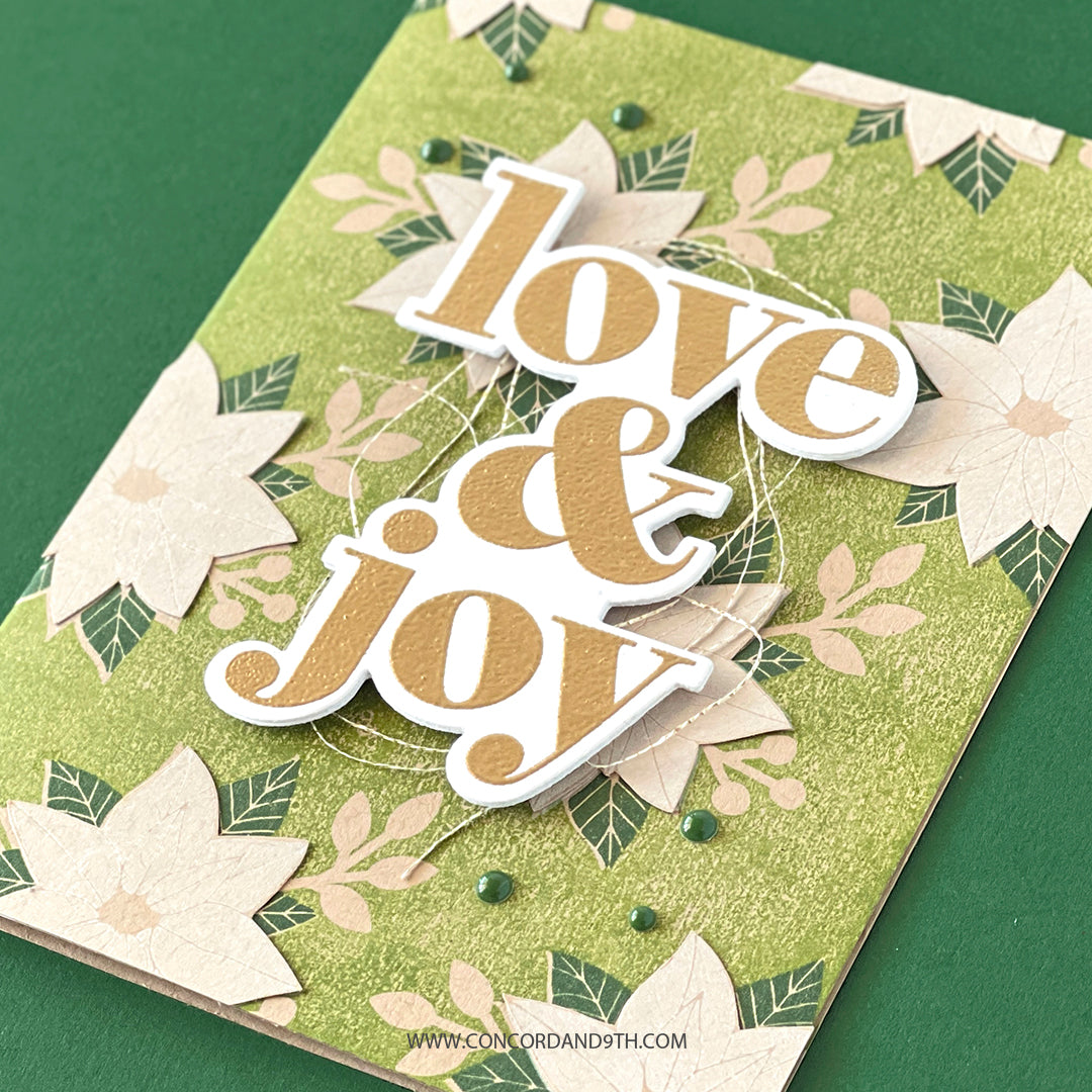 Juego de sellos Big on Christmas