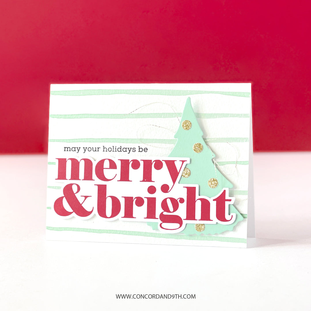 Juego de sellos Big on Christmas