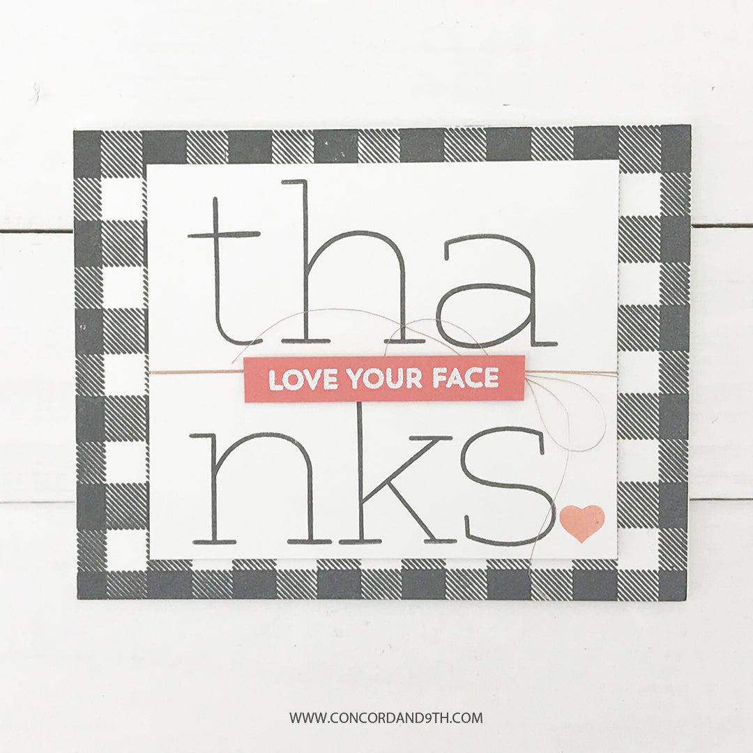 Big Thanks Stamp Set