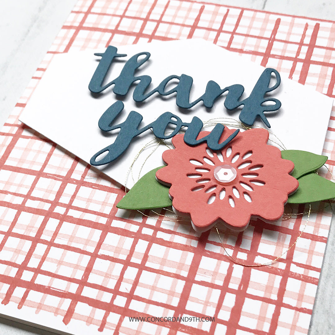 Sello con fondo de rayas esbozadas