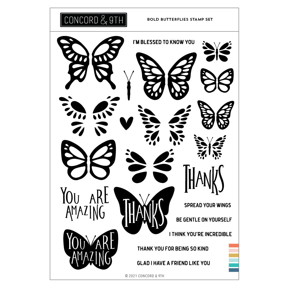 Bold Butterflies Stamp Set