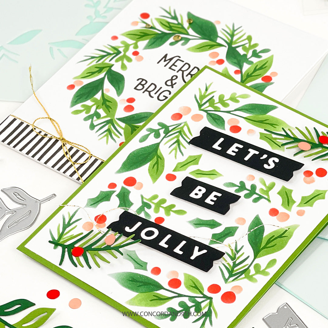 Boughs & Holly Stamp Set