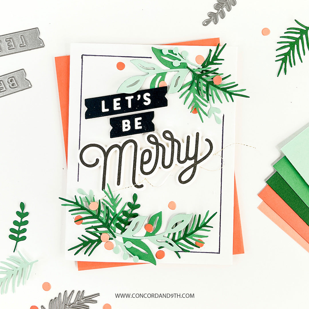 Boughs & Holly Stencil Pack